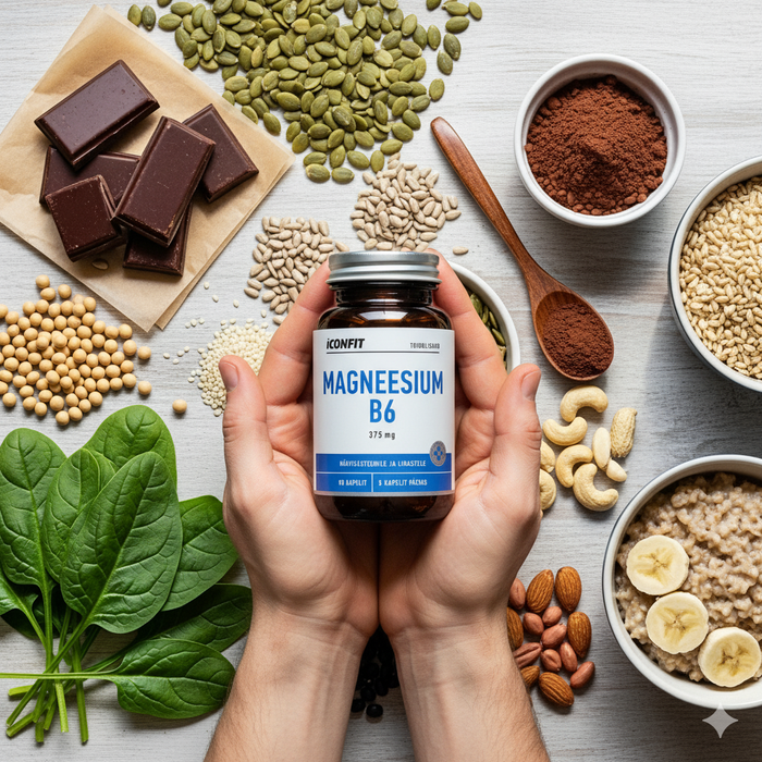 Magnesium citrate B6 mineral_Iconfit_375mg_90 capsules