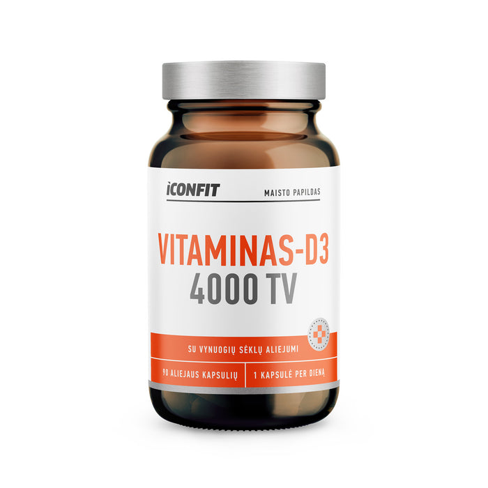ICONFIT Vitaminas D3 4000 TV - LT