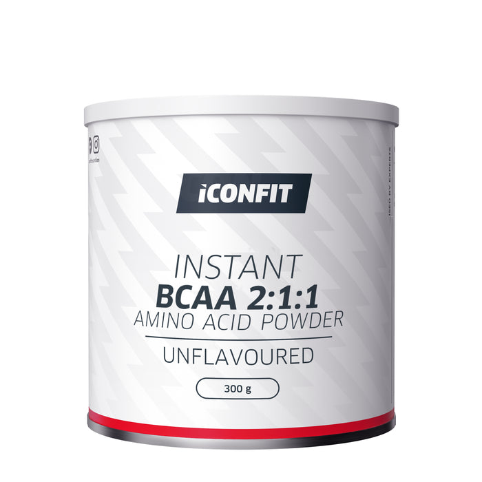 ICONFIT BCAA 2:1:1 Amino Acids (300 g) — white 110 mm jar