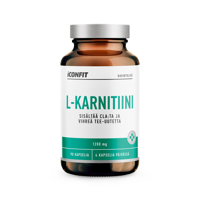 ICONFIT L-Karnitiini CLA:TA ja vihreä tee-uutetta (90 Kapselit)