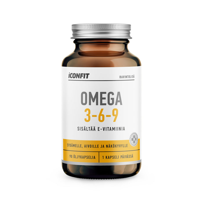 ICONFIT Omega 3, 6 ja 9 (90 kapselia)