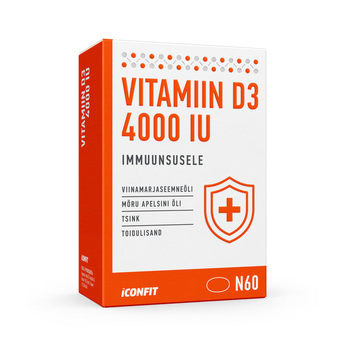 ICONFIT Vitamin D3 for immunity 4000 IU (60 capsules)