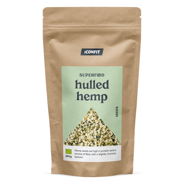 ICONFIT Organic Hulled Hemp Seeds (200 g)