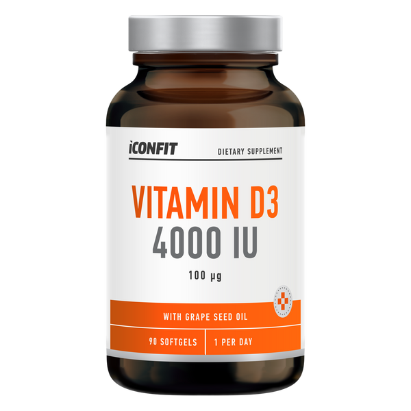 ICONFIT Vitamin D3 4000 IU (90 Weichkapseln)